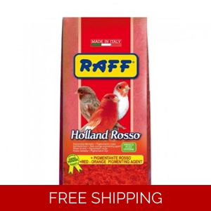 Raff Holland Rosso Red Colour Food Bird Red Canary Can-Tax SEED EATERS BIRD