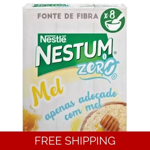 Nestum Honey Zero Nestlé Portuguese Cereal Tasty Breakfast 250g (8.82 Oz)