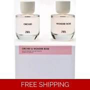 Zara Orchid & Wonder Rose 2 x 90ml Duo Set EDT Women Parfum Spray Fragrance New