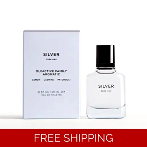 Zara Men Silver 30 ML Eau De Toilette Perfume Fragrance 1.01 FL. Oz. Spray New