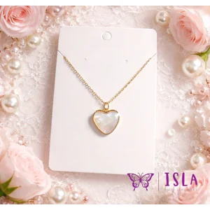 Gold heart necklace
