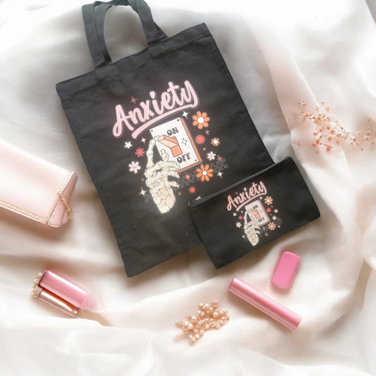 Tote and make up bag