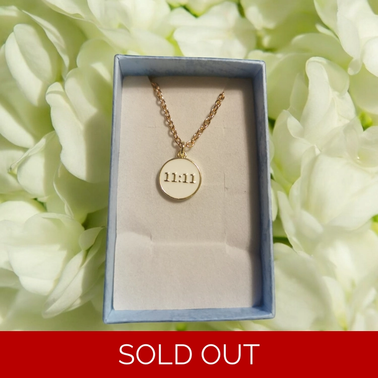 11.11 gold necklace