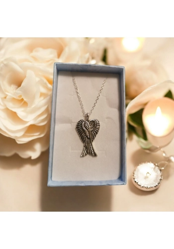 Angel wing necklace
