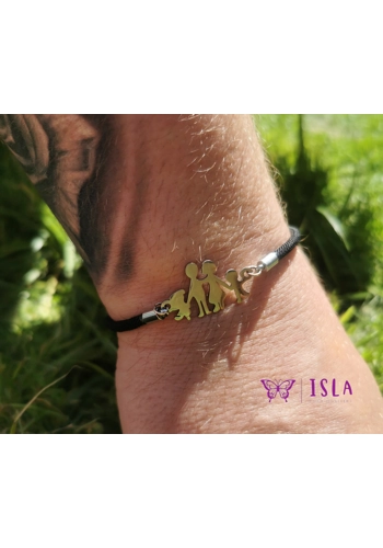 Mens family bracelet