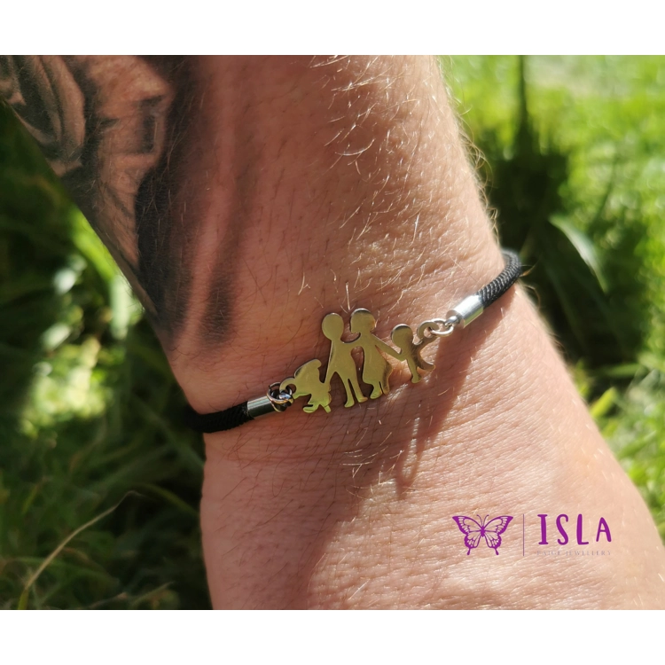 Mens family bracelet