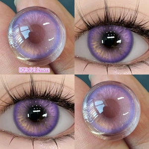 1pair/2pcs BY-PRS Pearly Star beauty fashion colored contact lens (Rx up to -8.00)