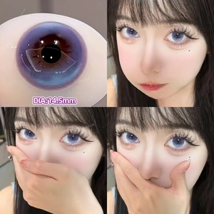 1pair/2pcs BY-BEL  BELLE beauty fashion colored contact lens (Rx up to -8.00)