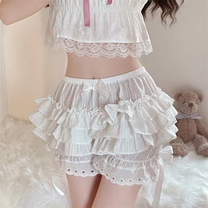 Sweet Kawaii Layered Lace Pumpkin underpant Lolita Dolly Y2K