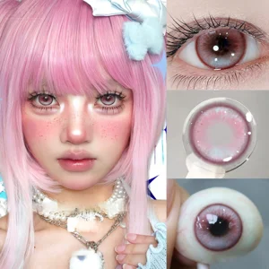 1pair/2pcs BY-RIB RIBBON  beauty fashion colored contact lens (Rx up to -8.00)