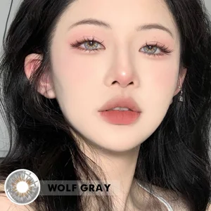 1pair/2pcs BY-WOF wilderness beauty fashion colored contact lens (Rx up to -8.00)