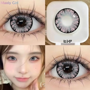 1pair/2pcs BY-MAX Maxi Bigeyes effect contact lens (Rx up to -8.00)