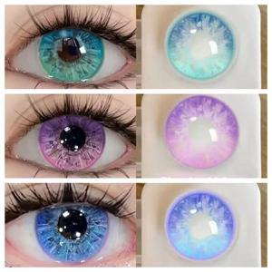 1pair/2pcs BY-CRS CRYSTAL beauty fashion colored contact lens (Rx up to -8.00)