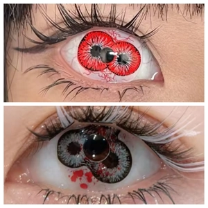 1pair/2pcs RY-TRI Triplets anime cosplay contact lens (Plano only)