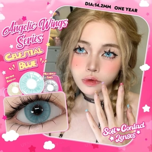 1pair/2pcs RY-POP Heavenly Diva anime cosplay contact lens (Plano only)