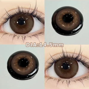 1pair/2pcs BY-COC Chocolatir beauty fashion colored contact lens (Rx up to -8.00)