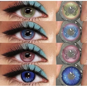 1pair/2pcs BY-BTF Butterfly  beauty fashion colored contact lens (Rx up to -8.00)