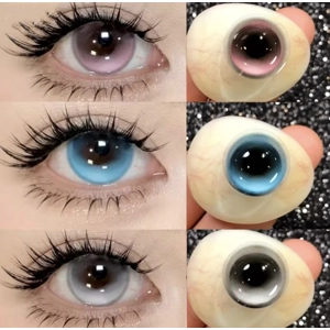 1pair/2pcs BY-SDW SHADOW beauty fashion colored contact lens (Rx up to -8.00)