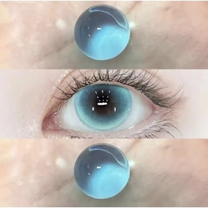 1pair/2pcs BY-KRY Krystal  beauty fashion colored contact lens (Rx up to -8.00)