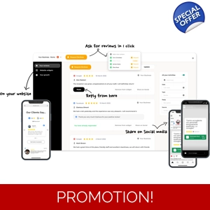 Reputation Management App & 2 Review Card
