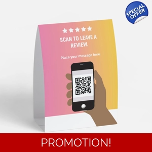Table Tents Pack of 10
