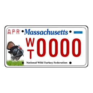 NWTF MA Special License Plate