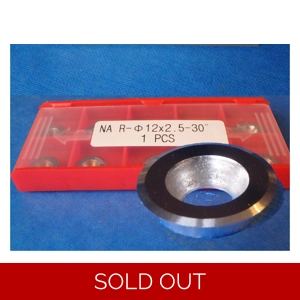 12mm Ci3 Round Negative Rake Cutter