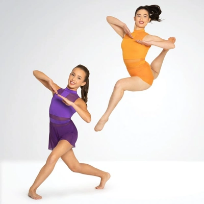 Flared Mesh Shorts Biketard title=