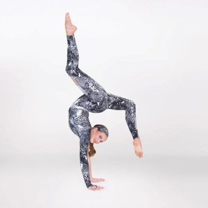 Cutaway Contrasting Panelled One Shoulder Catsuit Cutaway Contrasting Panelled One Shoulder Catsuit