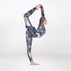 Cutaway Contrasting Panelled One Shoulder Catsuit Cutaway Contrasting Panelled One Shoulder Catsuit