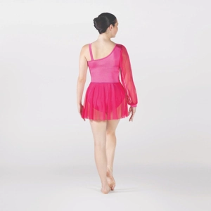 One-Sleeved Dress with Sequin Bodice One-Sleeved Dress with Sequin Bodice