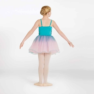 Ombré Glitz Tutu Teal