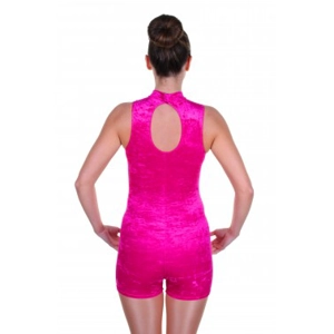 Lauren Sleeveless Polo Unitard - Velvet