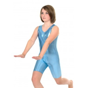 Lexi Sleeveless Liquid Foil Unitard