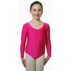 Keely Long Sleeved Lycra Dance Leotard