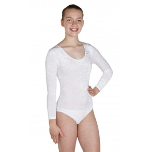 Keely Long Sleeved Velvet Dance Leotard