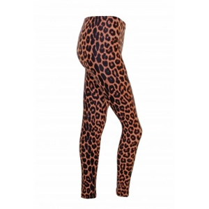 Animal Print Footless Tights