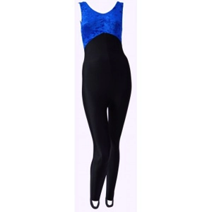 Becki Sleeveless Catsuit Velvet/Cotton