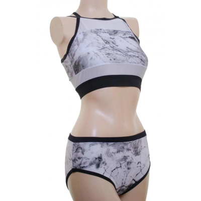 POLE DYNAMIX Marble Set Crop Top & Nix title=