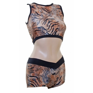 POLE DYNAMIX Safari Set Crop Top & Hotpants
