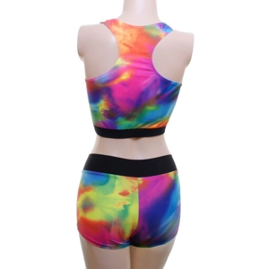 POLE DYNAMIX Sherbert Ruche Top and Hotpants
