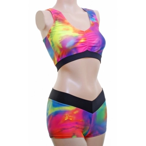 POLE DYNAMIX Sherbert Ruche Top and Hotpants