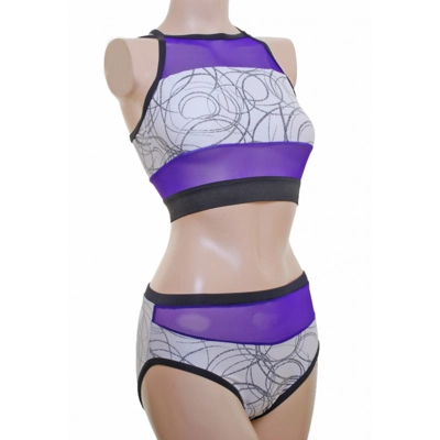 POLE DYNAMIX Swirl Mesh Top and Nix title=