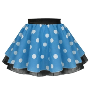 Black Polka Dot Rock N Roll Skirt