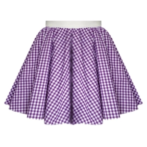 Circular Gingham Costume Skirt