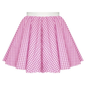 Circular Gingham Costume Skirt