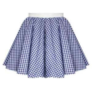 Circular Gingham Costume Skirt