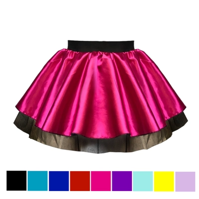 Short Satin Tutu Skirt title=