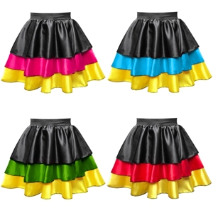 Fiesta Satin Tier Skirt