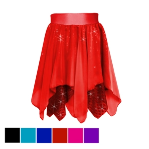 Chiffon & Sequin Lyrical Skirt